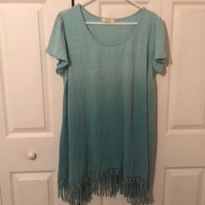 Teal Ombré Umgee Tunic